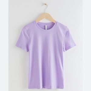 & Other Stories Lilac T-Shirt
